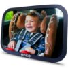 Picture of Onco Baby Car Mirror Rear Facing - Double Award-Winning Convex Car Mirror for Baby, 100% Shatterproof & Shakeproof with 360° Rotation, Newborn Essentials (9.6 x 6.9 in)