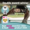 Picture of Onco Baby Car Mirror Rear Facing - Double Award-Winning Convex Car Mirror for Baby, 100% Shatterproof & Shakeproof with 360° Rotation, Newborn Essentials (9.6 x 6.9 in)