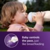 Picture of Philips Avent Natural Baby Bottles with Natural Response Nipples (Fast Flow, Flow 4), 11oz, 2-Pack, SCY906/02