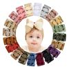 Picture of doboi 20pcs Baby Girl Bows Baby Headbands Hair Accessories Big Bows for Baby Girls Infant Newborn Toddler Baby Bows and Nylon Headbands