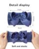 Picture of doboi 20pcs Baby Girl Bows Baby Headbands Hair Accessories Big Bows for Baby Girls Infant Newborn Toddler Baby Bows and Nylon Headbands