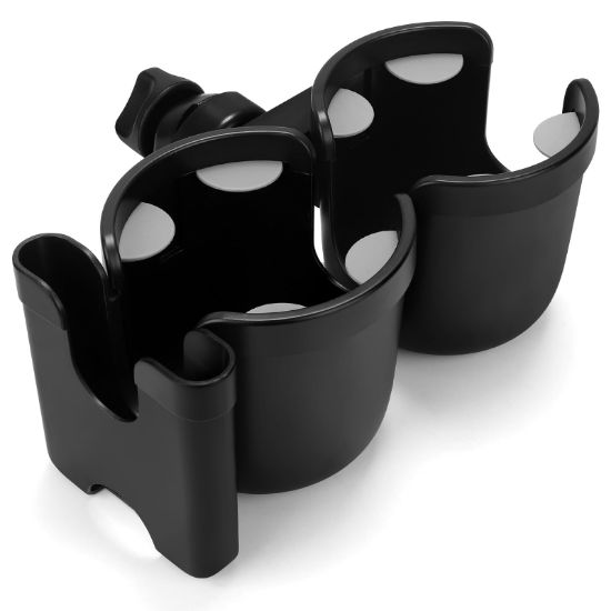 Picture of Accmor Stroller Cup Holder with Phone Holder, Bike Cup Holder, Universal Cup Holder for Uppababy Nuna Doona Strollers, 2-in-1 Cup Phone Holder for Stroller, Bike, Wheelchair, Walker, Scooter