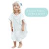Picture of HIPHOP PANDA Hooded Towel - Rayon Made from Bamboo, Bath Towel with Bear Ears for Newborn, Babie, Toddler, Infant - Absorbent Large Baby Towel - Bear, 21.5 x 22.5 Inch