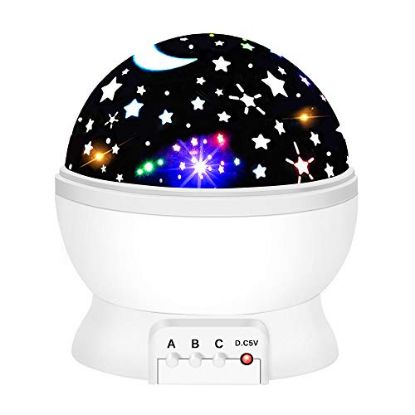 Picture of ATOPDREAM Star Night Light Projector for Kids, Star Night Lights for Kids Easter Toys for 2-10 Year Old Boys Birthday Easter Gifts for 2-10 Year Old Boys Easter Basket Stuffers White TSUKXK07