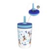 Picture of Zak Designs Disney Kelso Toddler Cups For Travel or At Home, 12oz Vacuum Insulated Stainless Steel Sippy Cup With Leak-Proof Design is Perfect For Kids (Mickey Mouse)