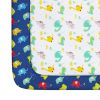 Picture of Pack and Play Sheets Boys, 2 Pack Mini Crib Sheets, Stretchy Playard Fitted Sheet, Compatible with Graco Pack n Play, Soft and Breathable Material, Dinosaur & Elephant