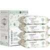 Picture of The Honest Company Clean Conscious Multi-Use Wipes | Hypoallergenic + Unscented for Sensitive Skin | Over 99% Water, Compostable, Plant Based, Baby Wipes | Geo Mood, 288 Count