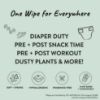 Picture of The Honest Company Clean Conscious Multi-Use Wipes | Hypoallergenic + Unscented for Sensitive Skin | Over 99% Water, Compostable, Plant Based, Baby Wipes | Geo Mood, 288 Count