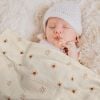 Picture of Muslin Swaddle Blankets for Newborn, 3 Pack Breathable Soft Receiving Blanket, Large 38 x 40 inches Swaddle Wrap Burping Clothes, Essentials Infant Shower Items, Toddler Gift (Elegant Colors)