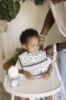 Picture of Tiny Twinkle Mess-Proof Baby Bib - Waterproof Bib for Baby Girl - Machine Washable - Adjustable Closure - PVC, BPA, & Phthalate Free - Great for Travel - Baby Food Bibs (3 Pack, Peace)