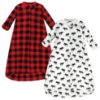 Picture of Hudson Baby Unisex Baby Cotton Long-Sleeve Wearable Sleeping Bag, Sack, Blanket, Moose, 3-9 Months