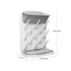 Picture of Ubbi Vertical Baby Bottle Drying Rack, Space Saving Countertop Drying Rack Baby Accessory, Gray