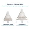 Picture of Evenflo Feeding Premium Proflo Venting Balance Plus Wide Neck Baby, Newborn and Infant Bottles - Developed by Pediatric Feeding Specialists - 5 Ounce (Pack of 6)