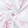 Picture of Bassinet Sheets Fit for Simmons Kids by The Bed City Sleeper Bassinet(Twins), Moses Basket, Hospital Bassinet and Silver Cross Stroller Bassinet, 100% Jersey Knit Cotton, 2 Pack, Pink Print
