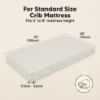 Picture of KeaBabies 2-Pack Organic Crib Sheets for Boys, Girls - 52x28 Fitted Crib Mattress Sheet Neutral, Breathable Jersey Cotton Cover for Baby Bed, Toddler Mattress, Soft & Cute Prints (Pine Grove)