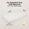Picture of KeaBabies 2-Pack Organic Crib Sheets for Boys, Girls - 52x28 Fitted Crib Mattress Sheet Neutral, Breathable Jersey Cotton Cover for Baby Bed, Toddler Mattress, Soft & Cute Prints (Nibbles/Bruce)