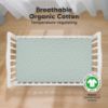 Picture of KeaBabies 2-Pack Organic Crib Sheets for Boys, Girls - 52x28 Fitted Crib Mattress Sheet Neutral, Breathable Jersey Cotton Cover for Baby Bed, Toddler Mattress, Soft & Cute Prints (Prairie)