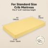 Picture of 2-Pack Crib Sheets for Boys,Girls - Viscose Derived from Bamboo Fitted Crib Sheet, Organic Baby Crib Sheets, Crib Mattress Sheet, Toddler Bed Sheets, Baby Sheets for Crib Fitted Sheets (Sunshine)