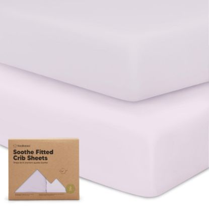 Picture of KeaBabies 2-Pack Organic Crib Sheets for Boys, Girls - 52x28 Fitted Crib Mattress Sheet Neutral, Breathable Jersey Cotton Cover for Baby Bed, Toddler Mattress, Soft & Cute Prints (Thistle)