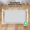 Picture of KeaBabies 2-Pack Organic Crib Sheets for Boys, Girls - 52x28 Fitted Crib Mattress Sheet Neutral, Breathable Jersey Cotton Cover for Baby Bed, Toddler Mattress, Soft & Cute Prints (Hazy Blue)