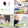 Picture of Baby Proofing Child Safety Locks (16 Pack) by Skyla Homes - The Safest, Quickest and Easiest 3M Adhesive Cabinet Latches, No Screws & Magnets, Multi-Purpose for Furniture, Kitchen, Ovens, Toilet Seats