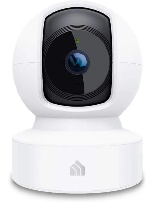 Picture of Kasa Indoor Pan/Tilt Smart Security Camera, 1080p HD Dog-Camera,2.4GHz with Night Vision,Motion Detection for Baby and Pet Monitor, Cloud & SD Card Storage, Works with Alexa& Google Home (EC70), White