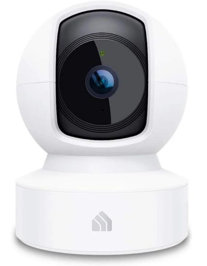 Picture of Kasa Indoor Pan/Tilt Smart Security Camera, 1080p HD Dog-Camera,2.4GHz with Night Vision,Motion Detection for Baby and Pet Monitor, Cloud & SD Card Storage, Works with Alexa& Google Home (EC70), White