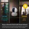 Picture of Kasa Indoor Pan/Tilt Smart Security Camera, 1080p HD Dog-Camera,2.4GHz with Night Vision,Motion Detection for Baby and Pet Monitor, Cloud & SD Card Storage, Works with Alexa& Google Home (EC70), White