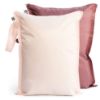 Picture of Tiny Twinkle Mess-proof Waterproof Wet Dry Bag | 2 Pack Reusable for Swimsuits, Gym & Baby Clothes | Leakproof Wet Clothes Bag, Beach Travel Essentials (Rose, Burgundy)