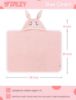 Picture of TBEZY Baby Hooded Towel with Unique Animal Design Ultra Soft Thick Cotton Bath Towel for Newborn (Bunny)