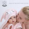 Picture of TBEZY Baby Hooded Towel with Unique Animal Design Ultra Soft Thick Cotton Bath Towel for Newborn (Bunny)