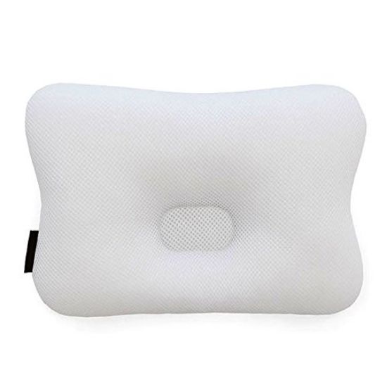 Picture of Baby Pillow for Newborn Breathable 3D Air Mesh Organic Cotton, Protection for Flat Head Syndrome Dolphin Red