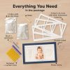 Picture of Baby Hand and Footprint Kit - Baby Footprint Kit, Newborn Keepsake Frame, Baby Handprint Kit, Personalized Baby Gifts, Nursery Decor, Baby Shower Gifts for Girls Boys(Midnight Blue)