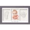 Picture of Baby Hand and Footprint Kit - Baby Footprint Kit, Newborn Keepsake Frame, Baby Handprint Kit, Personalized Baby Gifts, Nursery Decor, Baby Shower Gifts for Girls Boys(Gunmetal Gray)