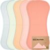 Picture of Organic Burp Cloths for Baby Boys and Girls - 5-Pack Super Absorbent Burping Cloth, Burp Clothes, Soft & Plush, Newborn Milk Spit Up Rags, Burpy Cloth Bib for Unisex, Burping Rags (Flora Dew)