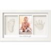 Picture of Baby Hand and Footprint Kit - Clay Handprint Keepsake Frame, Newborn Nursery Picture Frame, Personalized New Mom Gifts for Baby Shower & Registry (Alpine White)