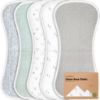 Picture of Organic Burp Cloths Baby Boy & Girl - 5-Pack Super Absorbent Cotton Burping Cloths for Babies, Soft & Plush Newborn Spit Up Rags, Infant Towels for Milk Spit Up, Unisex, Large 21" x 10" (Nordic)