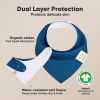 Picture of 10-Pack Organic Baby Bandana Bibs for Girls - Super Absorbent Triangle Baby Bibs for Drooling and Teething Infant, 100% Cotton Extra Soft for Newborn, Infant 0-36 Months (Brave)