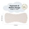 Picture of Organic Burp Cloths Baby Boy & Girl - 5-Pack Super Absorbent Cotton Burping Cloths for Babies, Soft & Plush Newborn Spit Up Rags, Infant Towels for Milk Spit Up, Unisex, Large 21" x 10" (Pink Dreams)