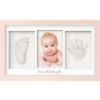 Picture of Baby Hand and Footprint Kit - Clay Handprint Keepsake Frame, Newborn Nursery Picture Frame, Personalized New Mom Gifts for Baby Shower & Registry (Petal Pink)