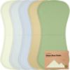 Picture of Organic Burp Cloths for Baby Boys and Girls - 5-Pack Super Absorbent Burping Cloth, Burp Clothes, Soft & Plush, Newborn Milk Spit Up Rags, Burpy Cloth Bib for Unisex, Burping Rags (Dew)
