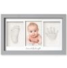 Picture of Baby Hand and Footprint Kit - Clay Handprint Keepsake Frame, Newborn Nursery Picture Frame, Personalized New Mom Gifts for Baby Shower & Registry (Cloud Gray)