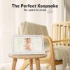 Picture of Baby Hand and Footprint Kit - Clay Handprint Keepsake Frame, Newborn Nursery Picture Frame, Personalized New Mom Gifts for Baby Shower & Registry (Vintage White)