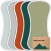 Picture of Organic Burp Cloths Baby Boy & Girl - 5-Pack Super Absorbent Cotton Burping Cloths for Babies, Soft & Plush Newborn Spit Up Rags, Infant Towels for Milk Spit Up, Unisex, Large 21" x 10" (Hunter)