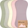 Picture of Organic Burp Cloths Baby Boy & Girl - 5-Pack Super Absorbent Cotton Burping Cloths for Babies, Soft & Plush Newborn Spit Up Rags, Infant Towels for Milk Spit Up, Unisex, Large 21" x 10" (Embrace)