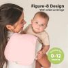 Picture of Organic Burp Cloths Baby Boy & Girl - 5-Pack Super Absorbent Cotton Burping Cloths for Babies, Soft & Plush Newborn Spit Up Rags, Infant Towels for Milk Spit Up, Unisex, Large 21" x 10" (Embrace)