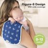 Picture of Organic Burp Cloths Baby Boy & Girl - 5-Pack Super Absorbent Cotton Burping Cloths for Babies, Soft & Plush Newborn Spit Up Rags, Infant Towels for Milk Spit Up, Unisex, Large 21" x 10" (Adventurer)