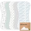 Picture of Organic Burp Cloths Baby Boy & Girl - 5-Pack Super Absorbent Cotton Burping Cloths for Babies, Soft & Plush Newborn Spit Up Rags, Infant Towels for Milk Spit Up, Unisex, Large 21" x 10" (Vessels)