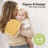 Picture of Organic Burp Cloths for Baby Boys and Girls - 5-Pack Super Absorbent Burping Cloth, Burp Clothes, Soft & Plush, Newborn Milk Spit Up Rags, Burpy Cloth Bib for Unisex, Burping Rags (Countryside)