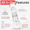 Picture of Playtex Baby Nurser Anti-Colic Baby Bottles - Closer to Breastfeeding with Drop-Ins® Liners, 8 oz Bottles, 3-Pack